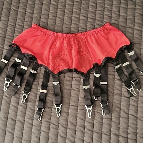 Nylon Dreams 12 Strap Suspender Garter Belt - Picture 1 of 5